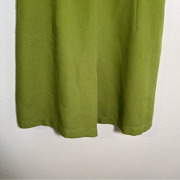 CTM High Waist Shorts Lime Green Wide Leg - Picture 3 of 9